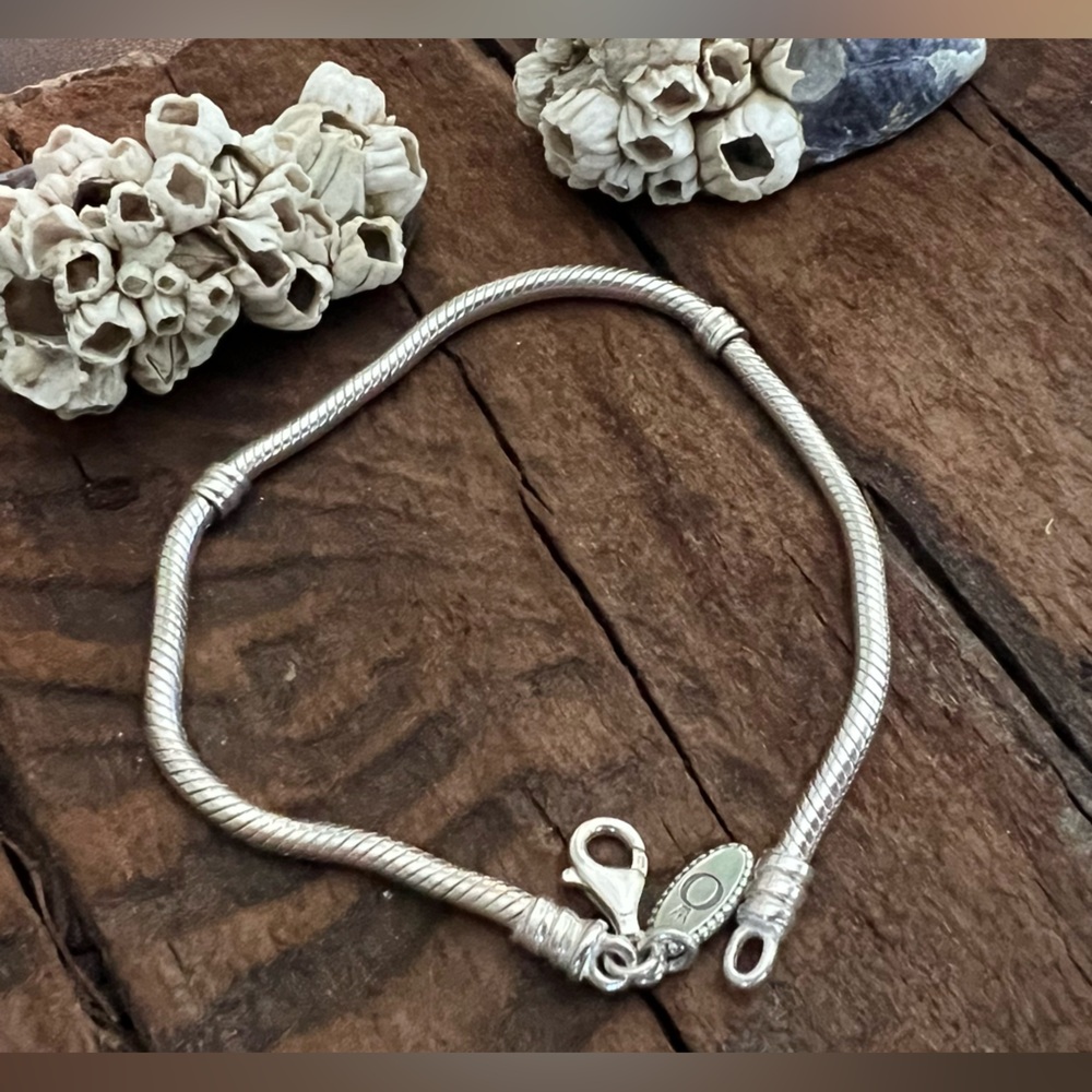Authentic Classic Early Model Pandora Bracelet Lobster Clasp Sterling Silver